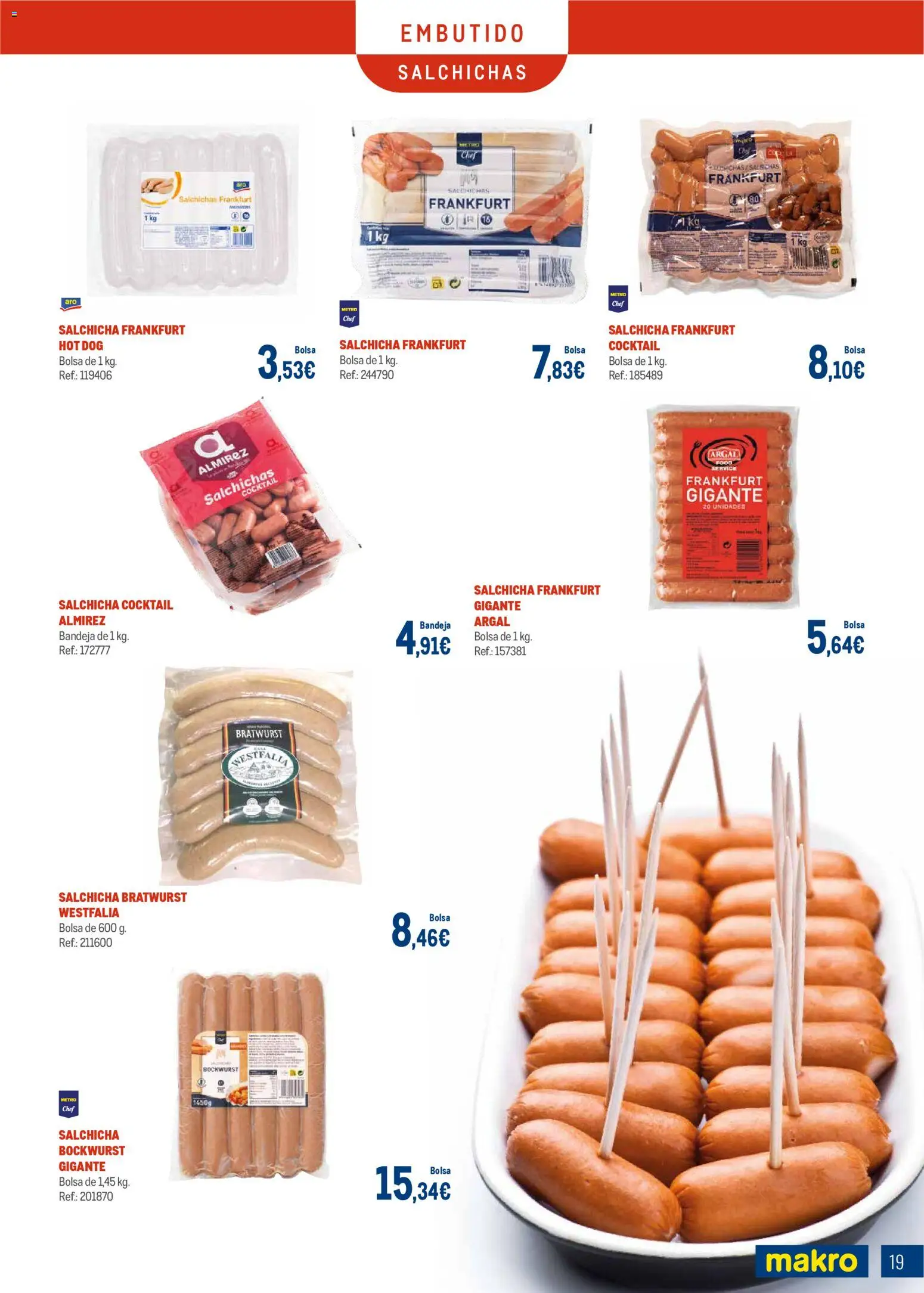 Makro - Charcuteria Santander │ válido desde el 01.12.2025 | Página: 19 | Productos: Bolsa, Bandeja
