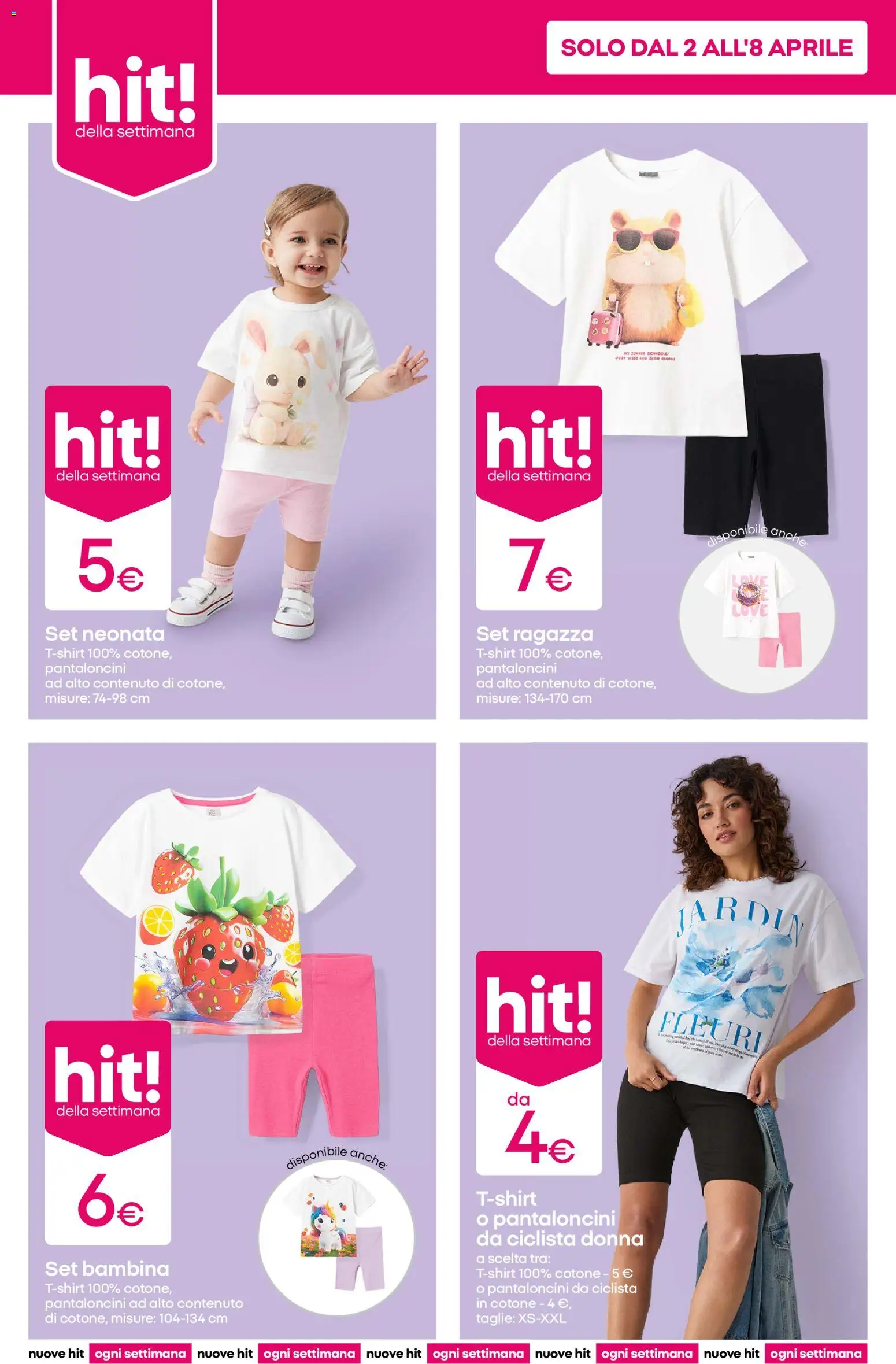 Volantino Pepco del 02.04.2026 | Pagina: 2 | Prodotti: Pantaloncini