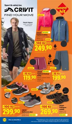 Náhled letáku CRIVIT Tepláková mikina, materiál: polyester, bavlna, dámská: S-L, pánská: M-XL od 20.04.2026 | Strana: 30 | Produkty: Mikina, Sandály, Obuv