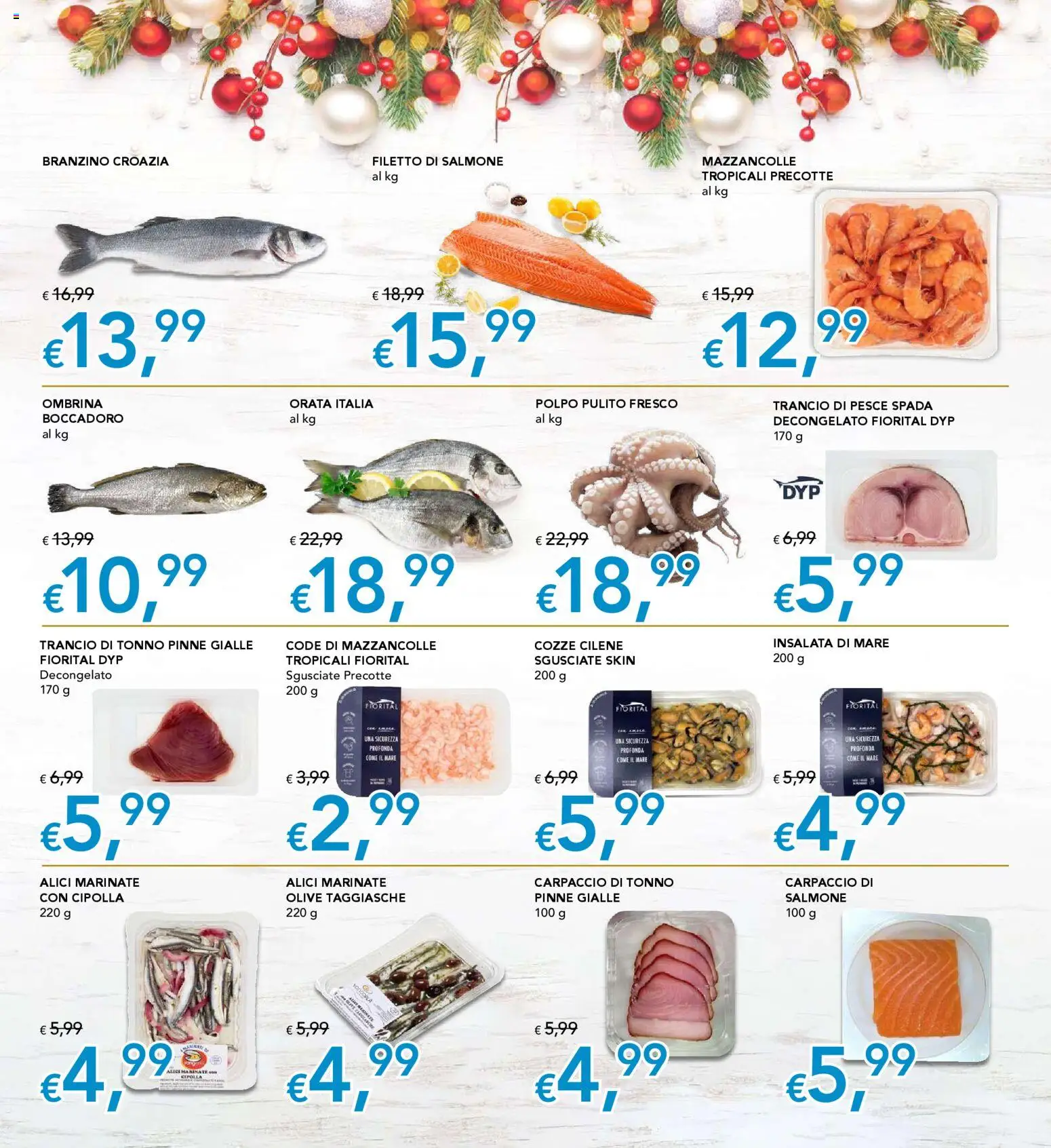 Volantino Migross del 18.12.2025 | Pagina: 6 | Prodotti: Polpo, Olive, Pesce spada, Alici