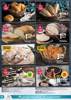 E.leclerc katalog akcije – veljaven od 11.03.2026 | Stran: 10 | Izdelki: Žemlja, Torta, Kos, Kruh