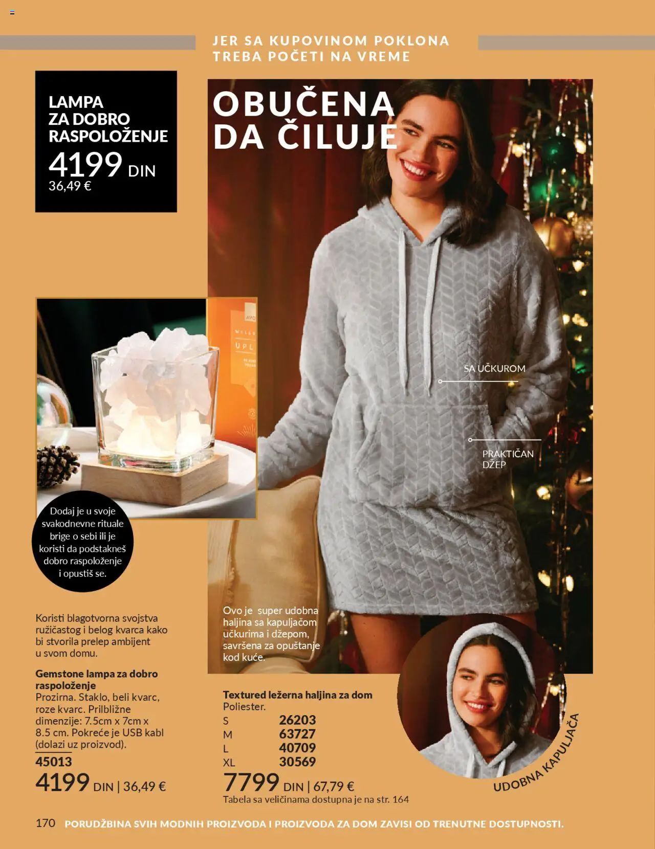 AVON katalog - važi od 01.10.2025 | Strana: 170 | Proizvode: Haljina, Kabl, Lampa, USB
