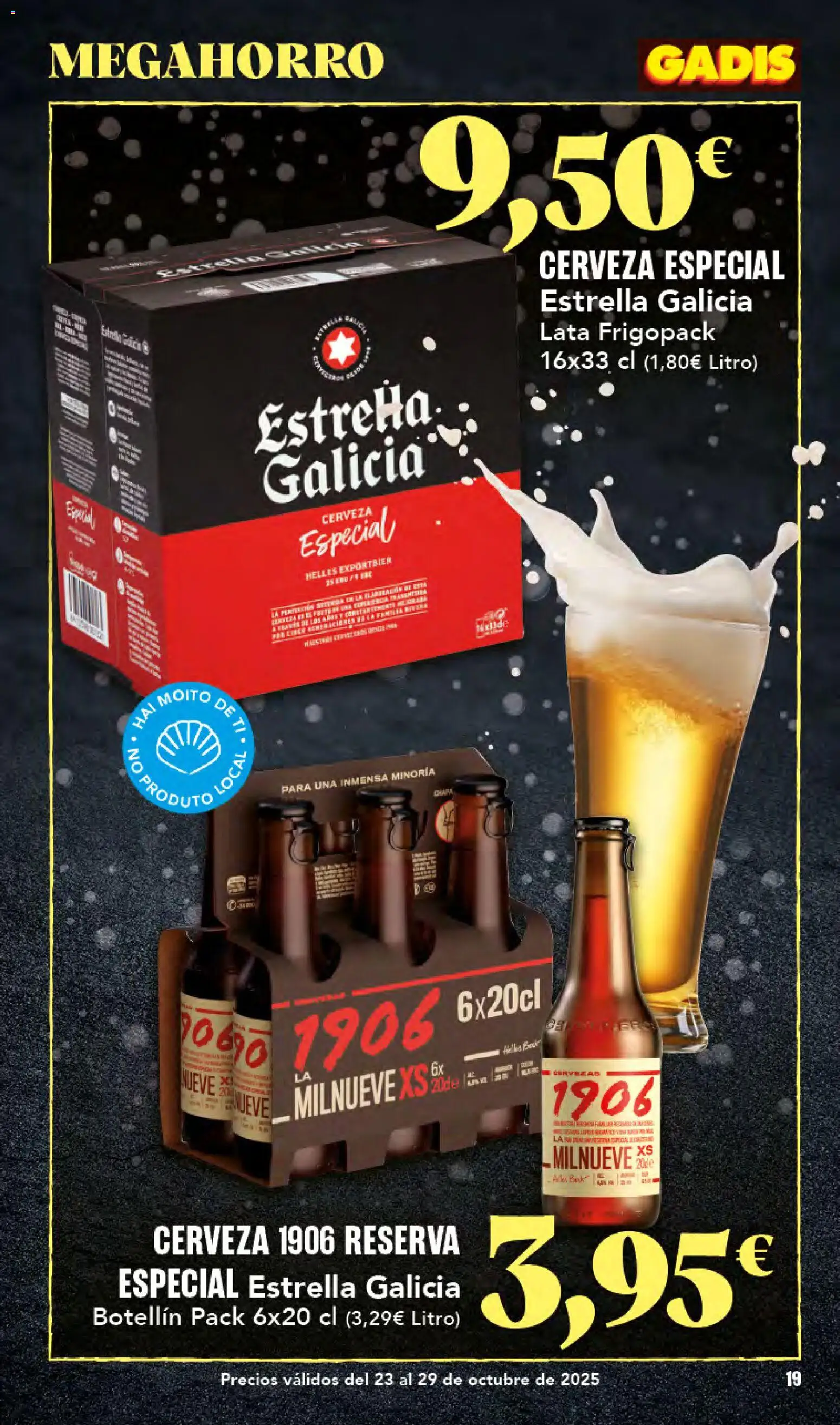 Gadis folleto │ válido desde el 23.10.2025 | Página: 19 | Productos: Cerveza