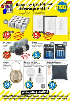 Pogląd oferty "TEDi Gazetka - Grudziądz" - ważna od 18.12.2025 | Strona: 9 | Produkty: Poduszka, Koc, Artykuły szkolne, Ramka