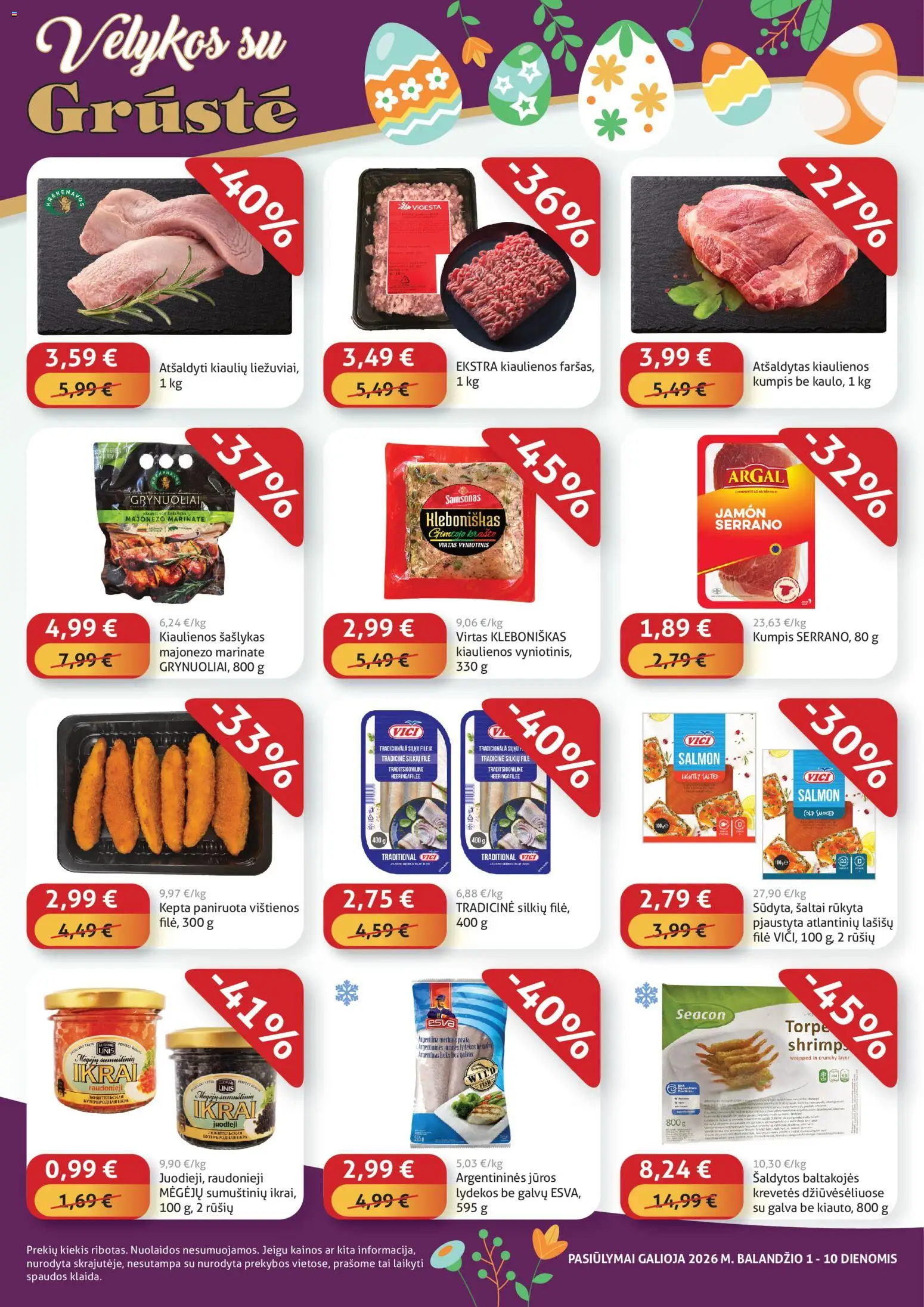 GRUSTE akcijos nuo 01.04.2026 | Puslapis: 2