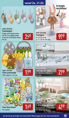 Aldi folder - Paasfolder - Voorbeeld van een folder van Aldi, geldig van 16.03.2026 | Pagina: 57 | Producten: Eieren, Box