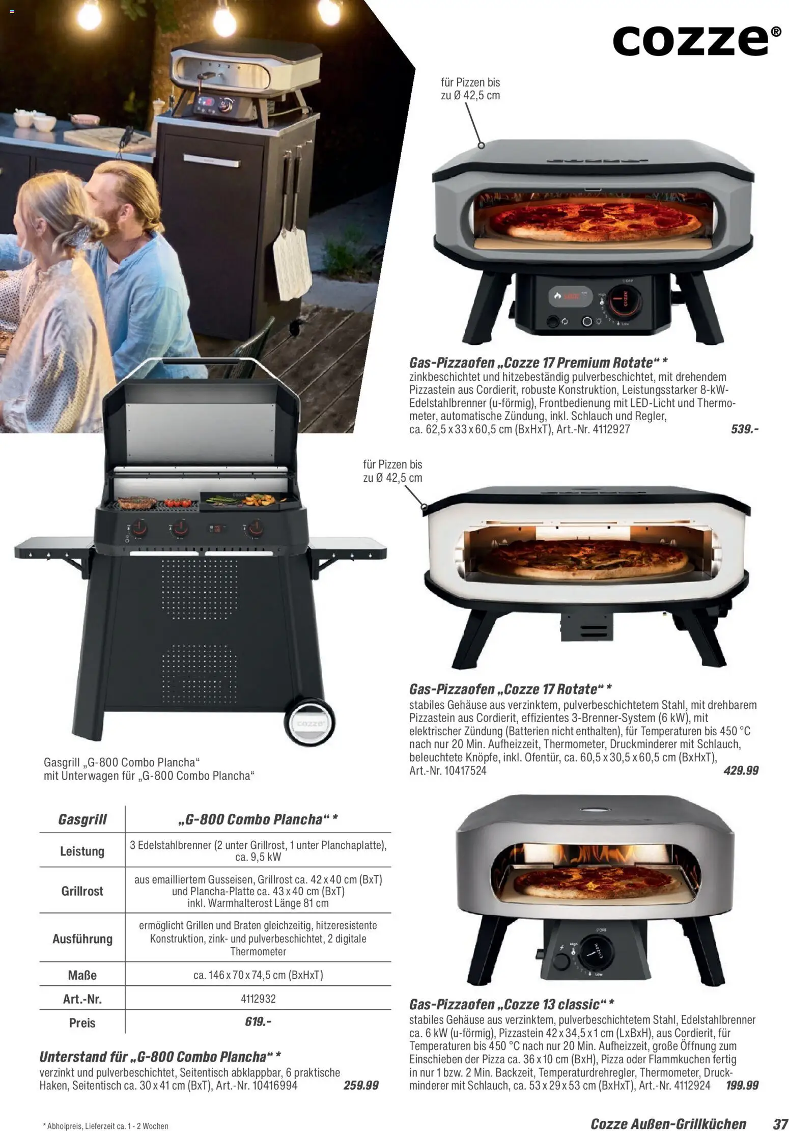 Toom Baumarkt  Grills & Zubehör 2026 – gültig ab 14.02.2026 | Seite: 37 | Produkte: Thermometer, Batterien, Pizza