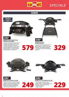 Anteprima del volantino Comet volantino Piccoli Elettrodomestici valido a partire dal 20.03.2026 | Pagina: 4 | Prodotti: Barbecue, Alluminio, Griglia, Termometro