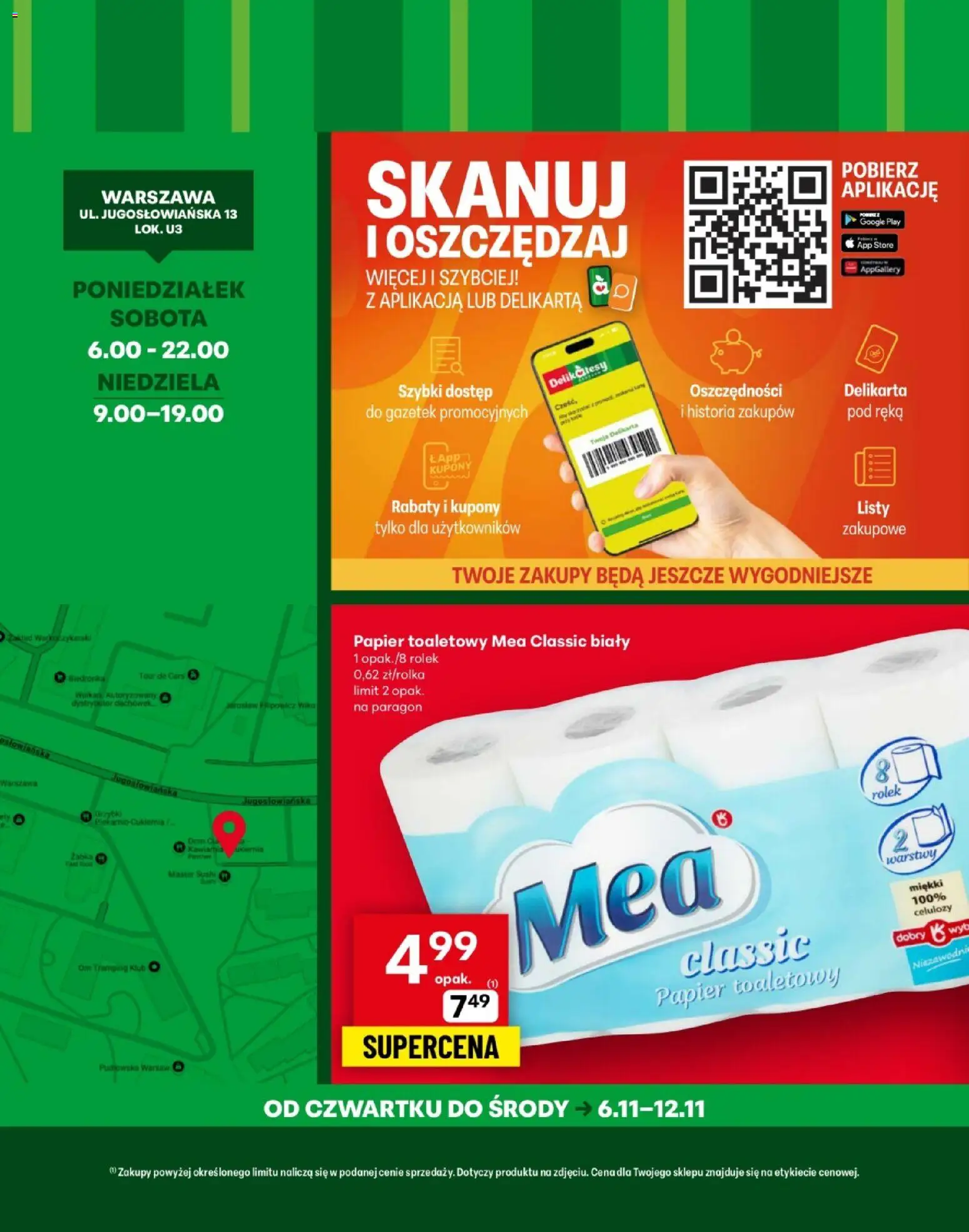 Delikatesy Centrum Gazetka - Warszawa Otwarcie od 06.11.2025 | Strona: 4 | Produkty: Papier toaletowy, Sushi