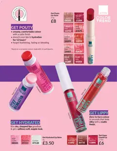 Preview of AVON - Offers valid from 01.01.2026 | Page: 94 | Products: Cappuccino, Papier carton, Strawberry, Coconut