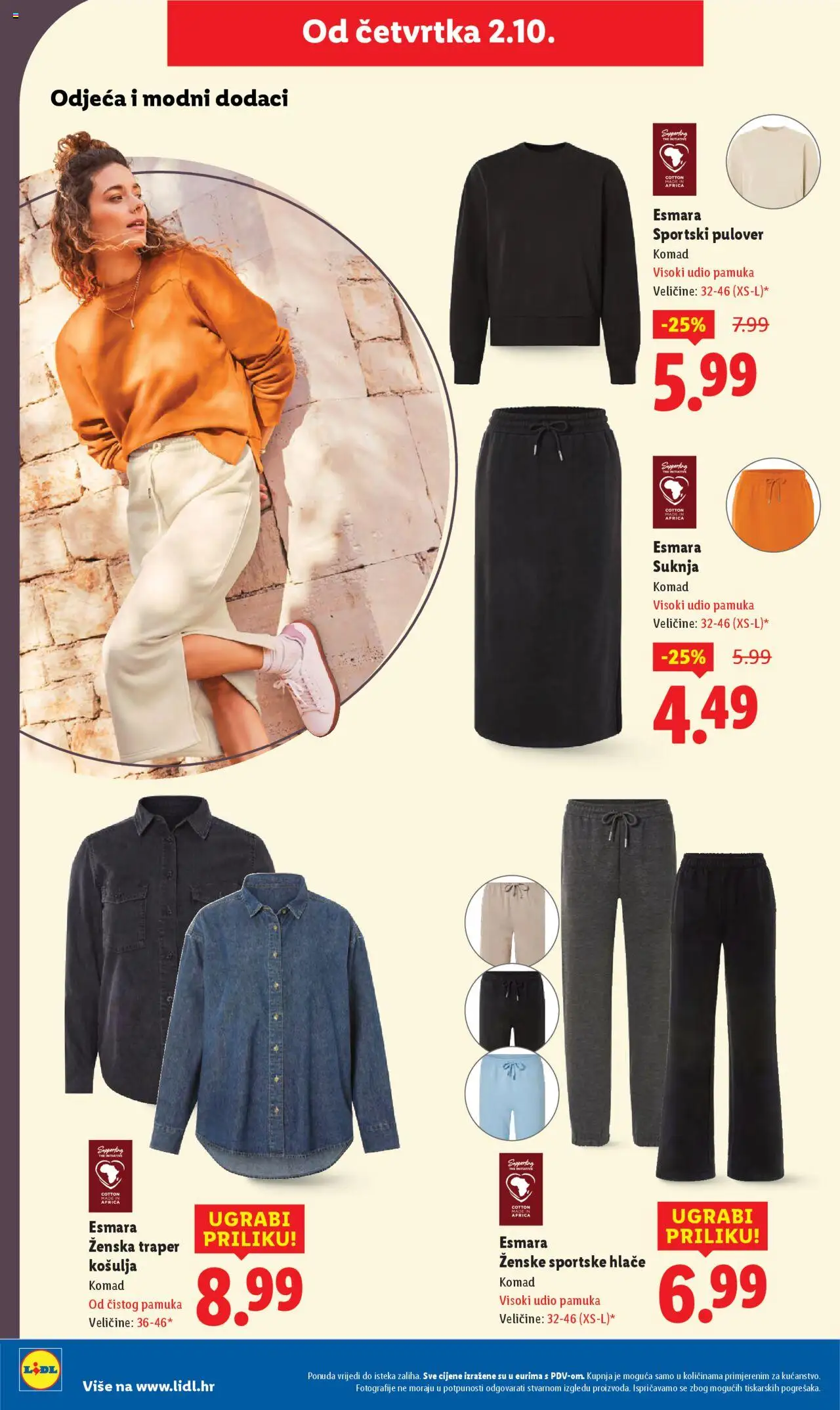 Lidl katalog | vrijedi od 29.09.2025 | Stranica: 48 | Proizvodi: Odjeća, Košulja, Hlače
