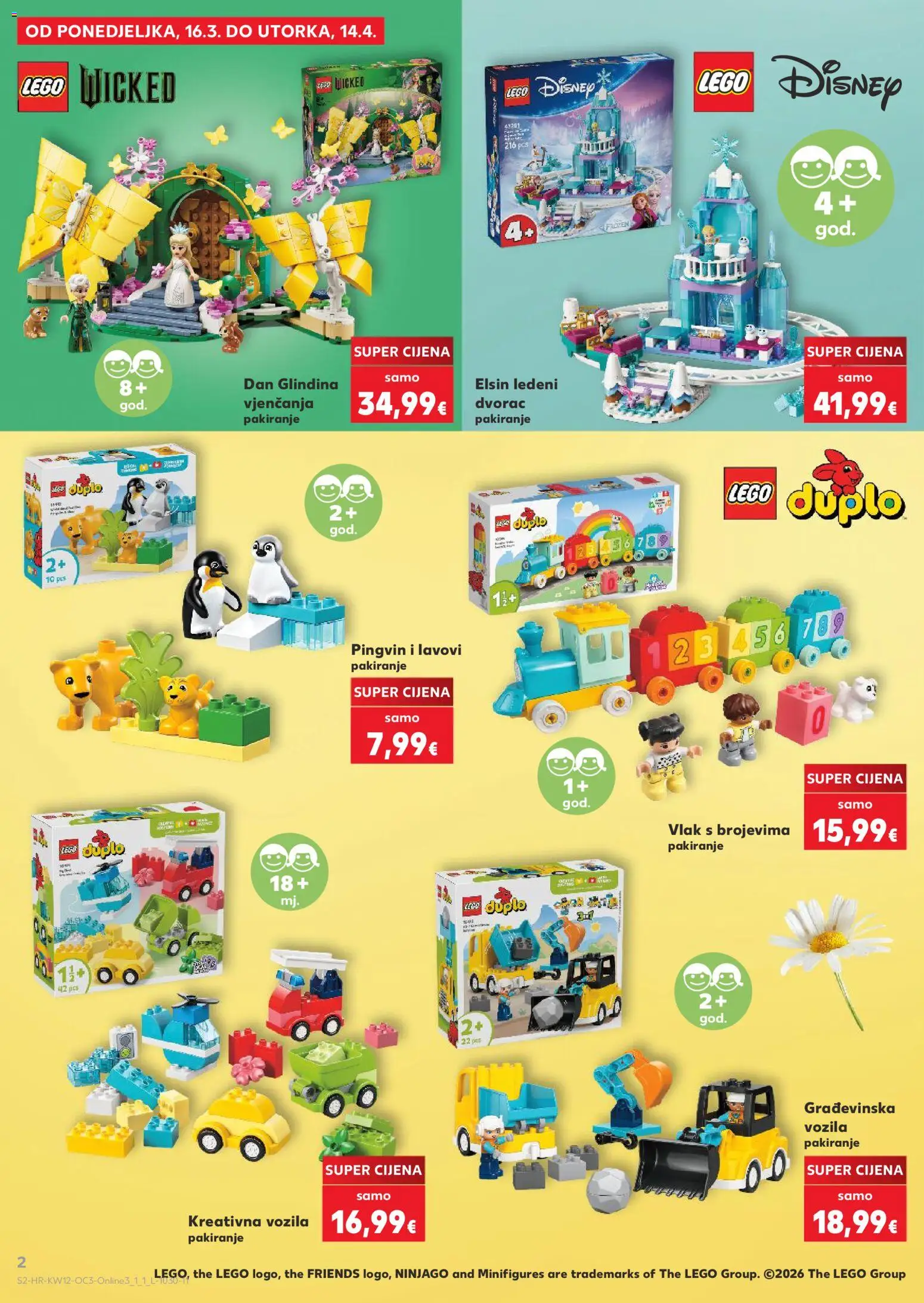Kaufland katalog | vrijedi od 16.03.2026 | Stranica: 2 | Proizvodi: Lego