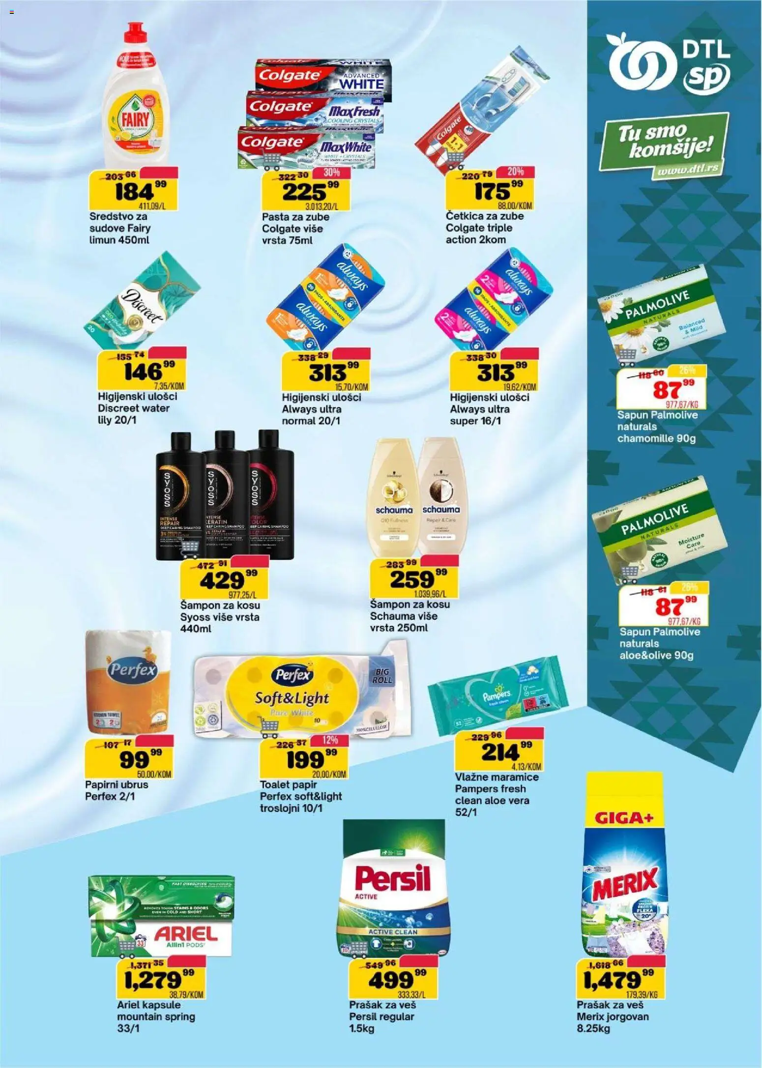 Senta Promet katalog - važi od 11.02.2026 | Strana: 15 | Proizvode: Colgate, Sapun, Četkica za zube, Persil