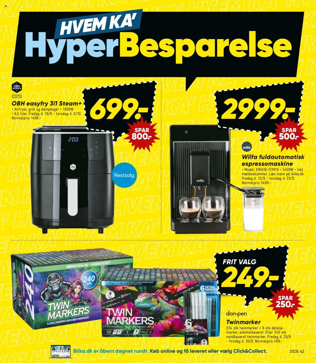 Bilka tilbudsavis – gyldig fra 19.09.2025 | Side: 7 | Produkter: Te, Grill