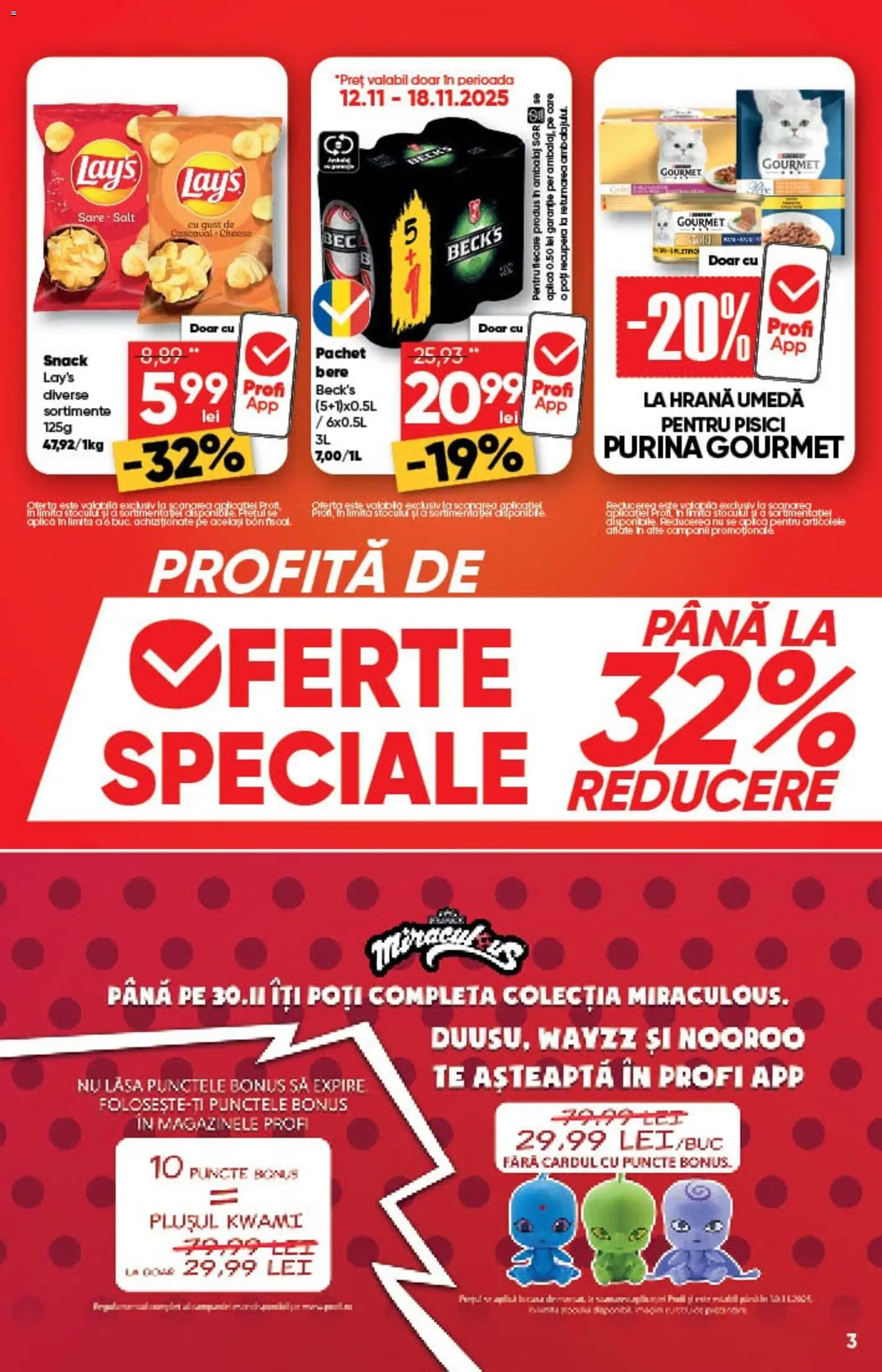 Noul catalog Profi – valabil de la 12.11.2025 | Pagină: 3 | Produse: Șort, Bere