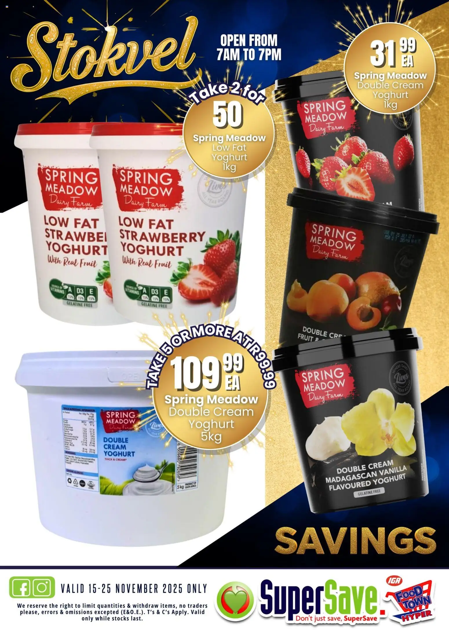 New Super Save catalogue – valid from 15.11.2025 | Page: 5 | Products: Yoghurt, Cream, Fruit