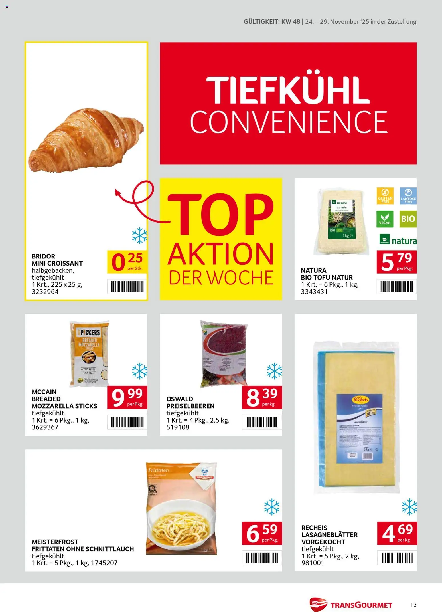 Transgourmet Zustellaktion gültig ab 24.11.2025 | Seite: 13