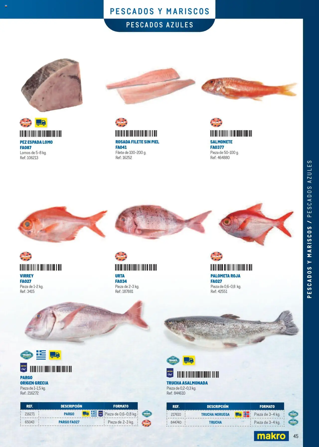 Makro - Especia Carta │ válido desde el 08.04.2025 | Página: 45 | Productos: Filete