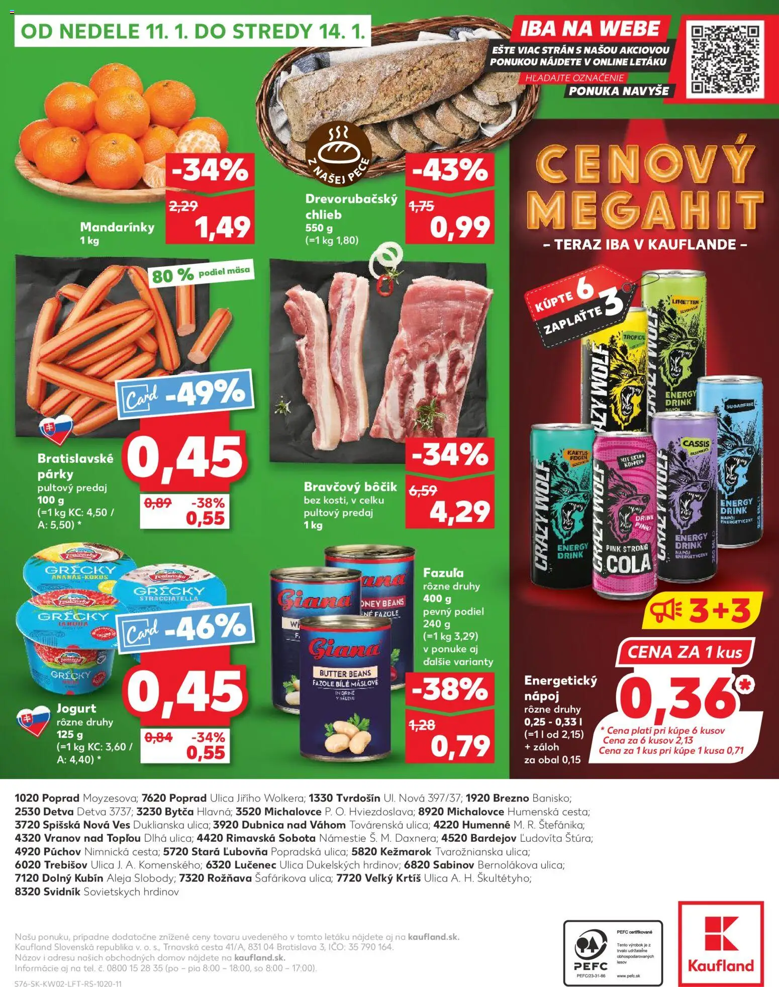 Kaufland SK akciós ujság - amely érvényes a következő dátumtól: 08.01.2026 | Oldal: 76 | Termékek: Cola, Ropi, Só