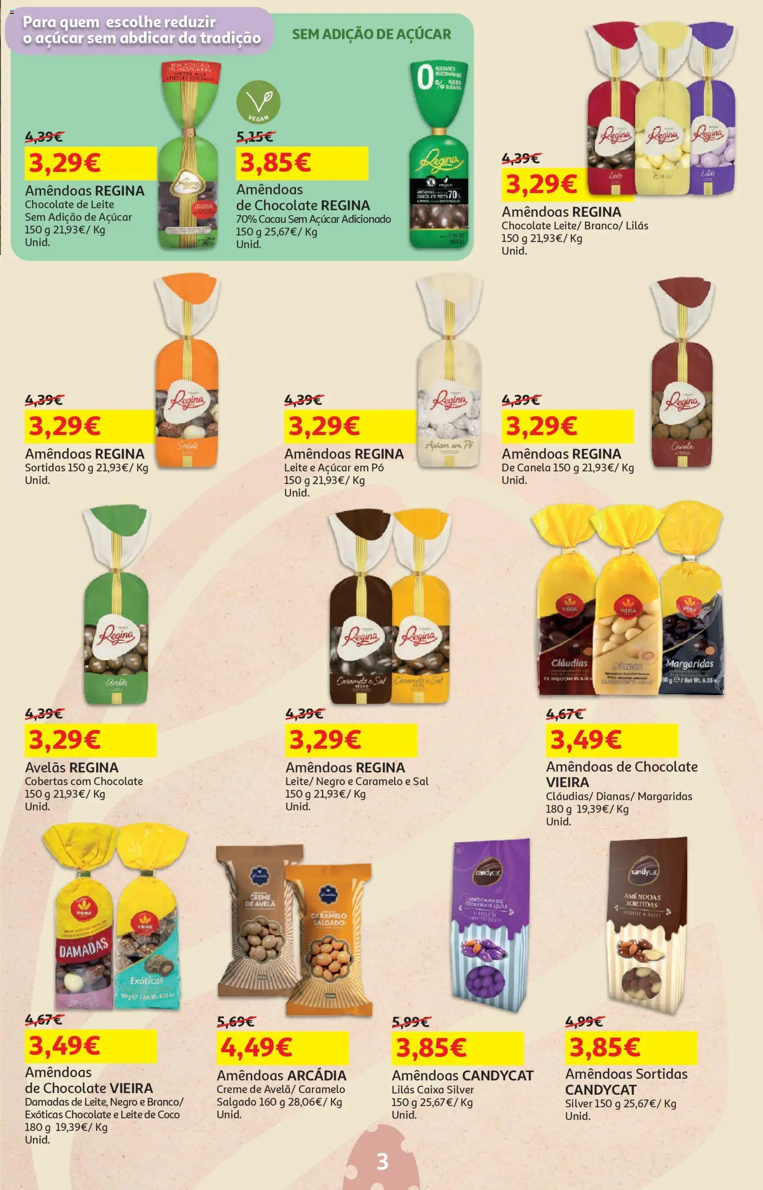 Auchan - Páscoa │ válido de 13.03.2026 | Página: 3 | Produtos: Pó, Sal, Caixa, Leite