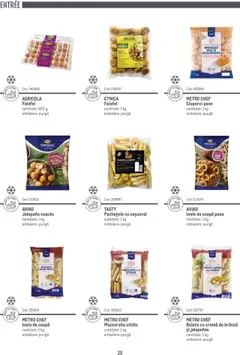 Noul catalog Metro – valabil de la 14.11.2024 | Pagină: 20 | Produse: Cașcaval, Ciuperci, Mozzarella, Brânză
