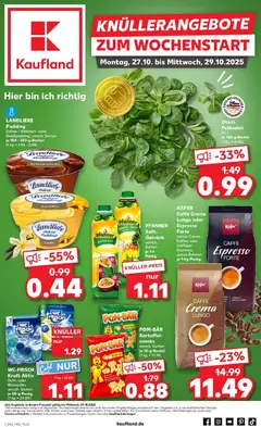 Kaufland prospekt Leonberg	 ab 27.10.2025 gültig
