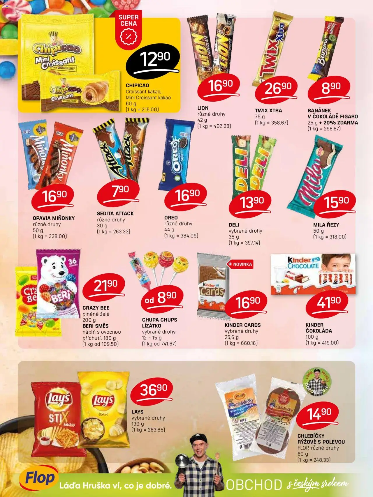 Flop leták od 01.10.2025 | Strana: 8 | Produkty: Čokoláda, Twix, Mila, Kakao