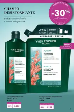 Pré-visualização Champô Desintoxicante, 300 ml Champô Desintoxicante válido de 31.03.2026 | Página: 9 | Produtos: Shampoo