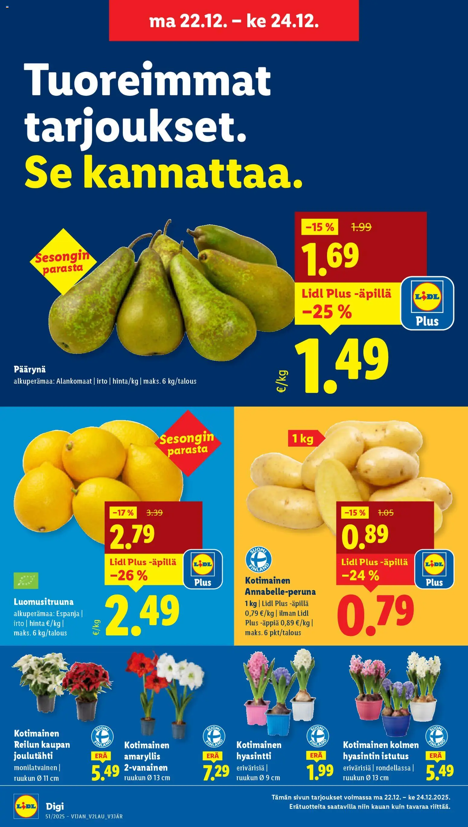 Lidl tarjoukset – voimassa 18.12.2025 alkaen | Sivu: 22