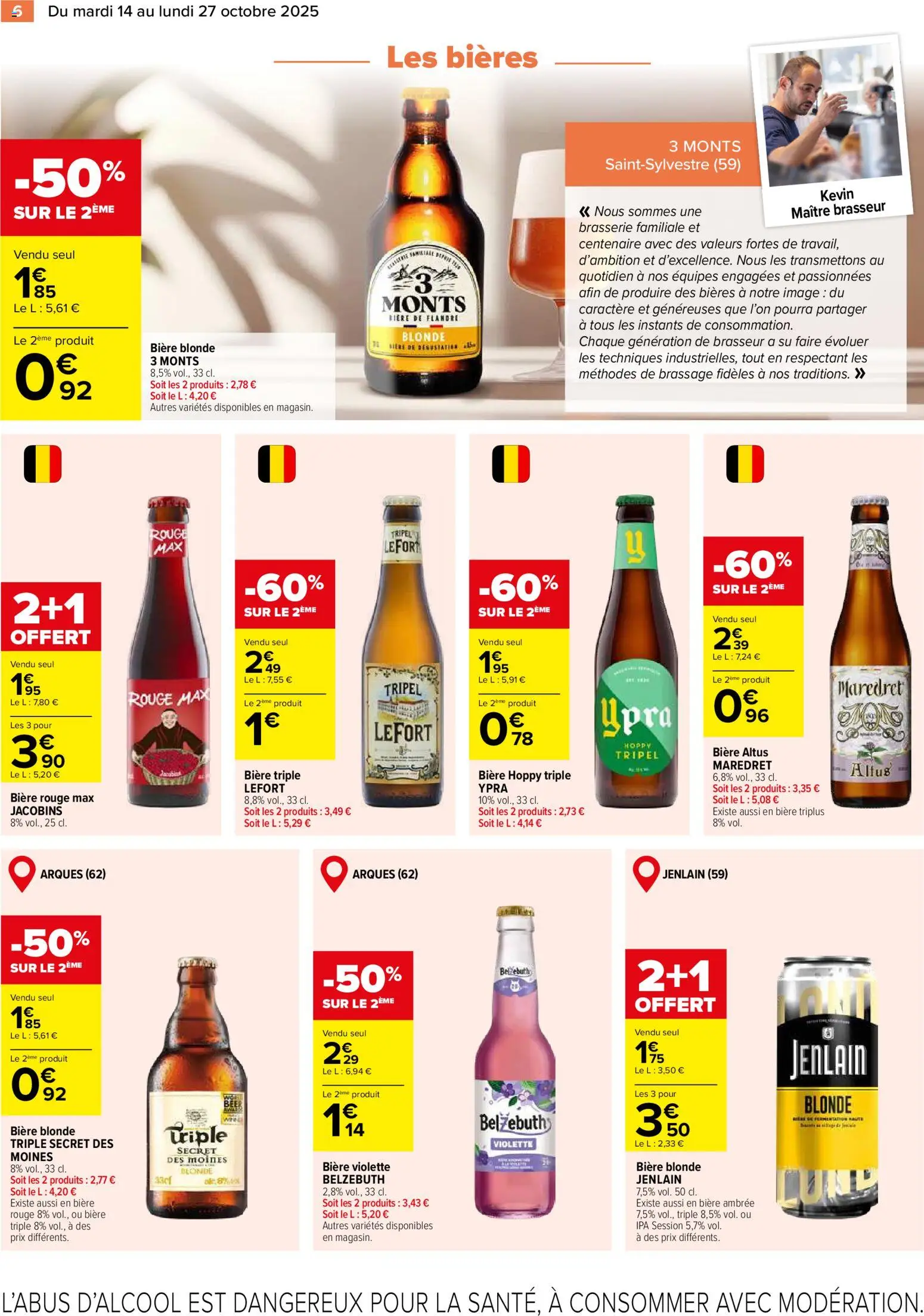 {H1} | Page: 6 | Produits: Brasseur, Bière blonde, Bière