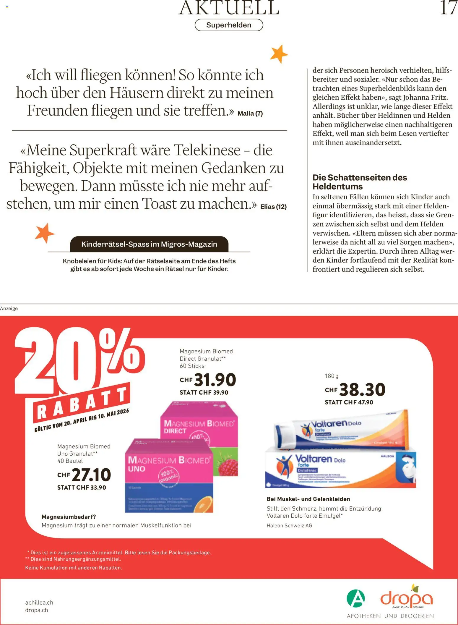 Migros aktionen – gültig ab 22.04.2026 | Seite: 17