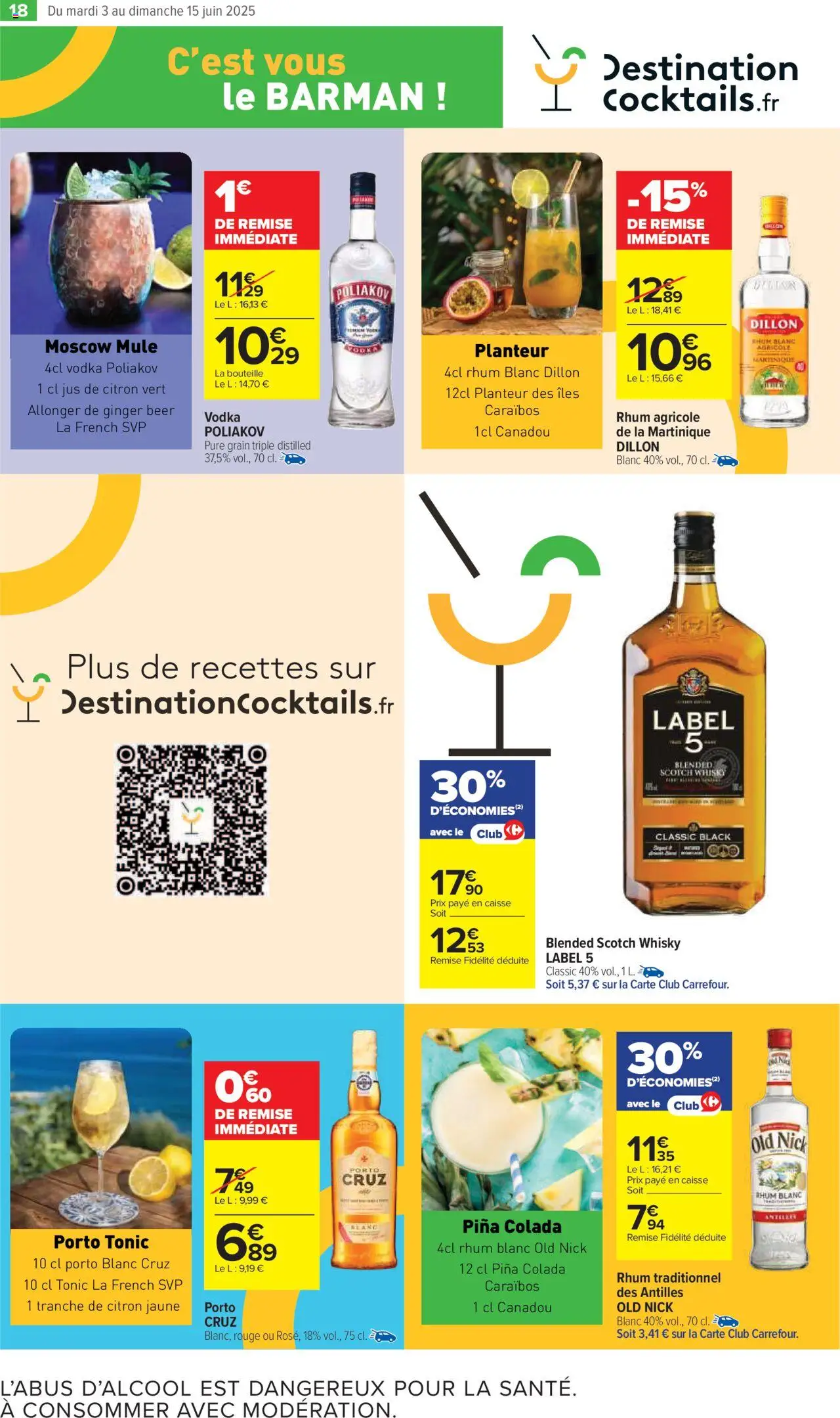 | Page: 20 | Produits: Citron, Rhum blanc old nick, Whisky Label 5, Scotch whisky label 5