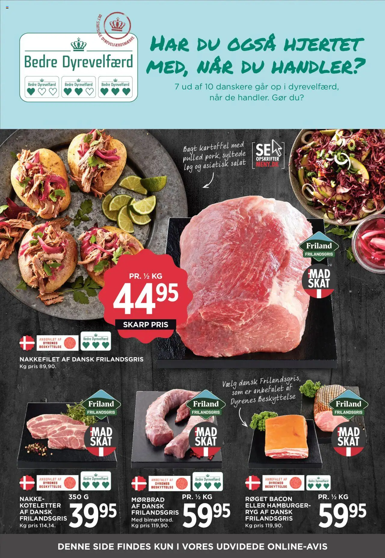 Meny Tilbudsavis gyldig fra 15.08.2025 | Side: 17 | Produkter: Koteletter, Salat, Løg, Nakkefilet