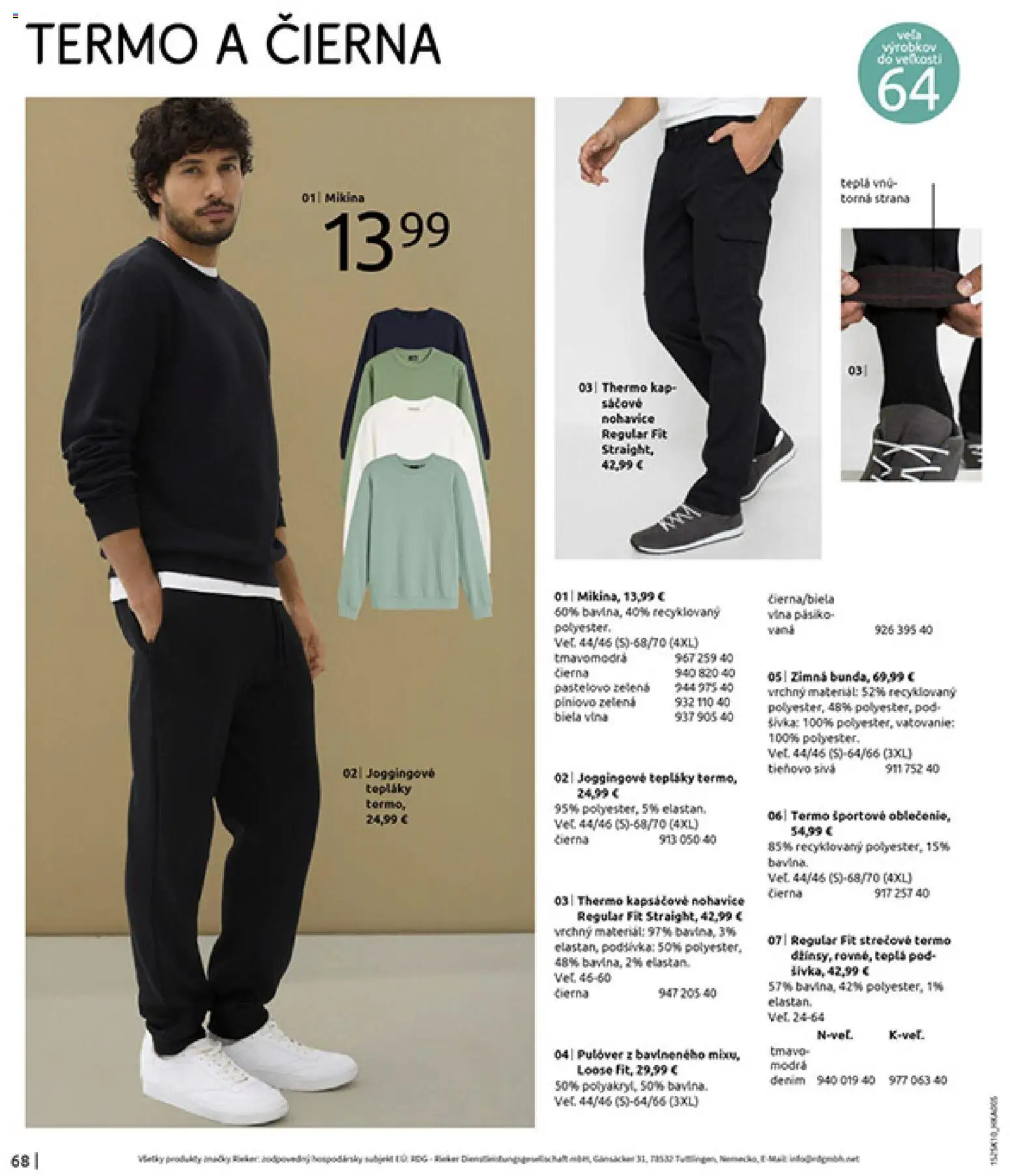 Nové Bonprix akcie – leták je platný od 01.11.2025 | Strana: 70 | Produkty: Mikina, Nohavice