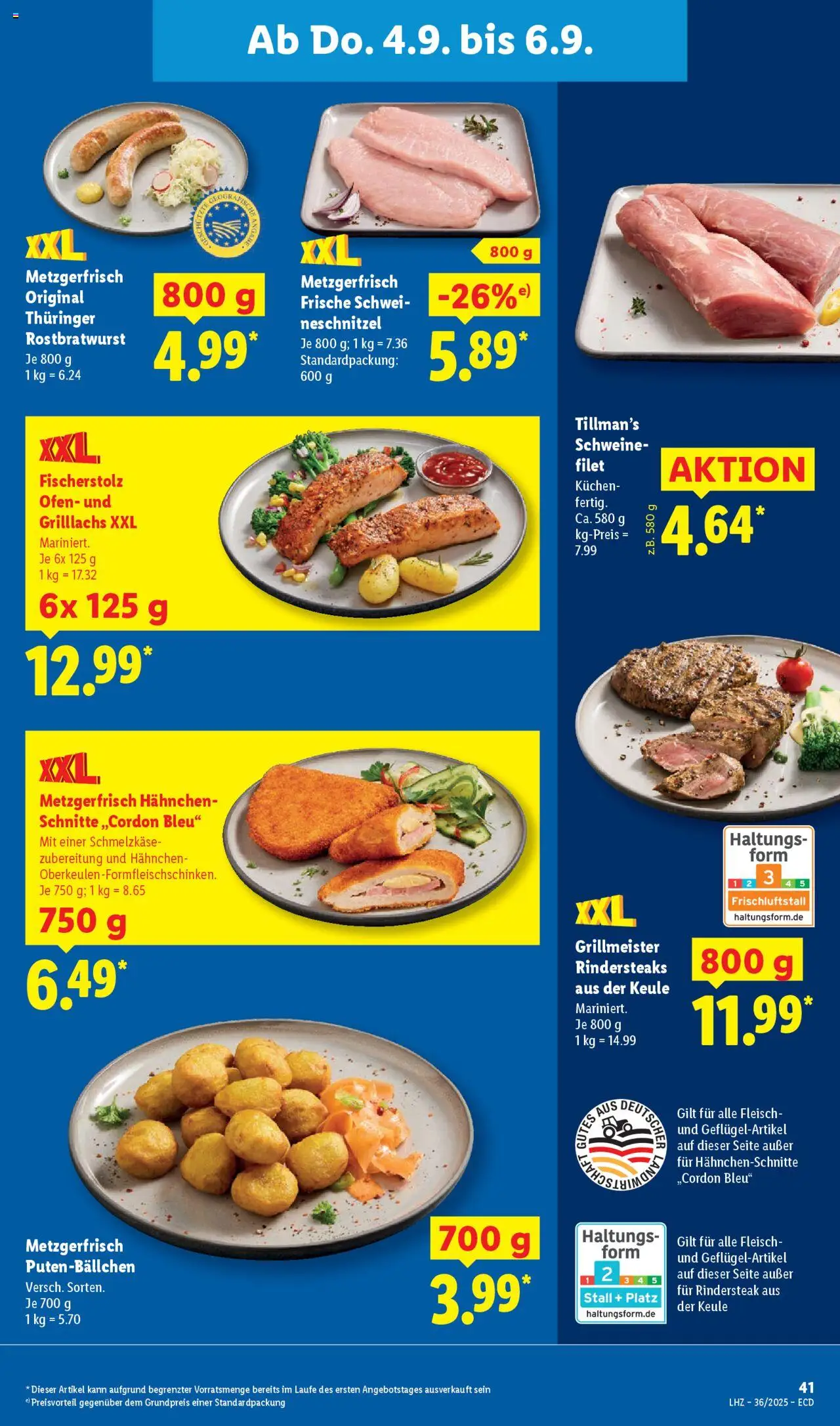 Lidl Prospekt 	 - gültig ab dem 01.09.2025 | Seite: 63 | Produkte: Ofen, Hahnchen, Kuchen, Fleisch