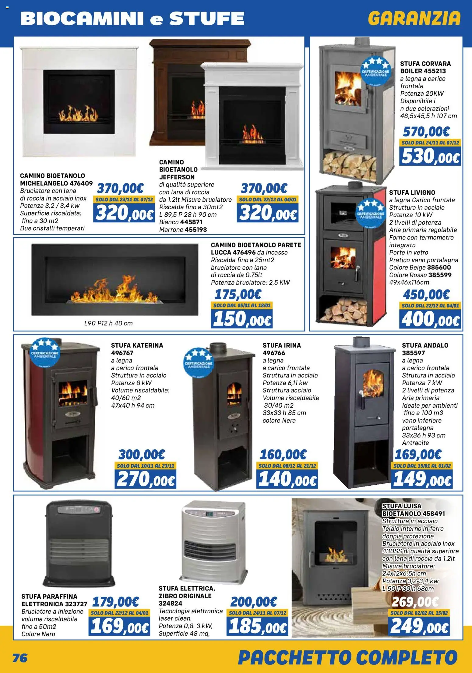 Volantino Orizzonte del 01.11.2025 | Pagina: 76 | Prodotti: Stufa, Forno, Termometro