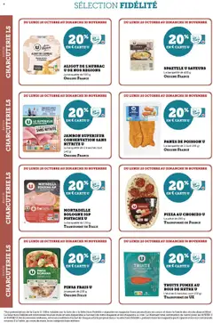 Super U - Prévisualisation de Super U - Ma Sélection Carte U Octobre valide à partir de 20.10.2025 | Page: 2 | Produits: Chorizo, Aligot, Jambon, Pommes de terre