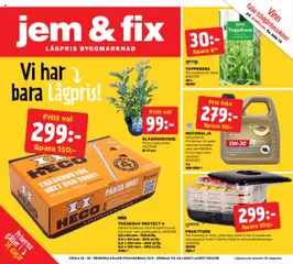 Jem & Fix - erbjudanden - Förhandsvisning av reklamblad från butik Jem & Fix aktuell från 25.08.2025