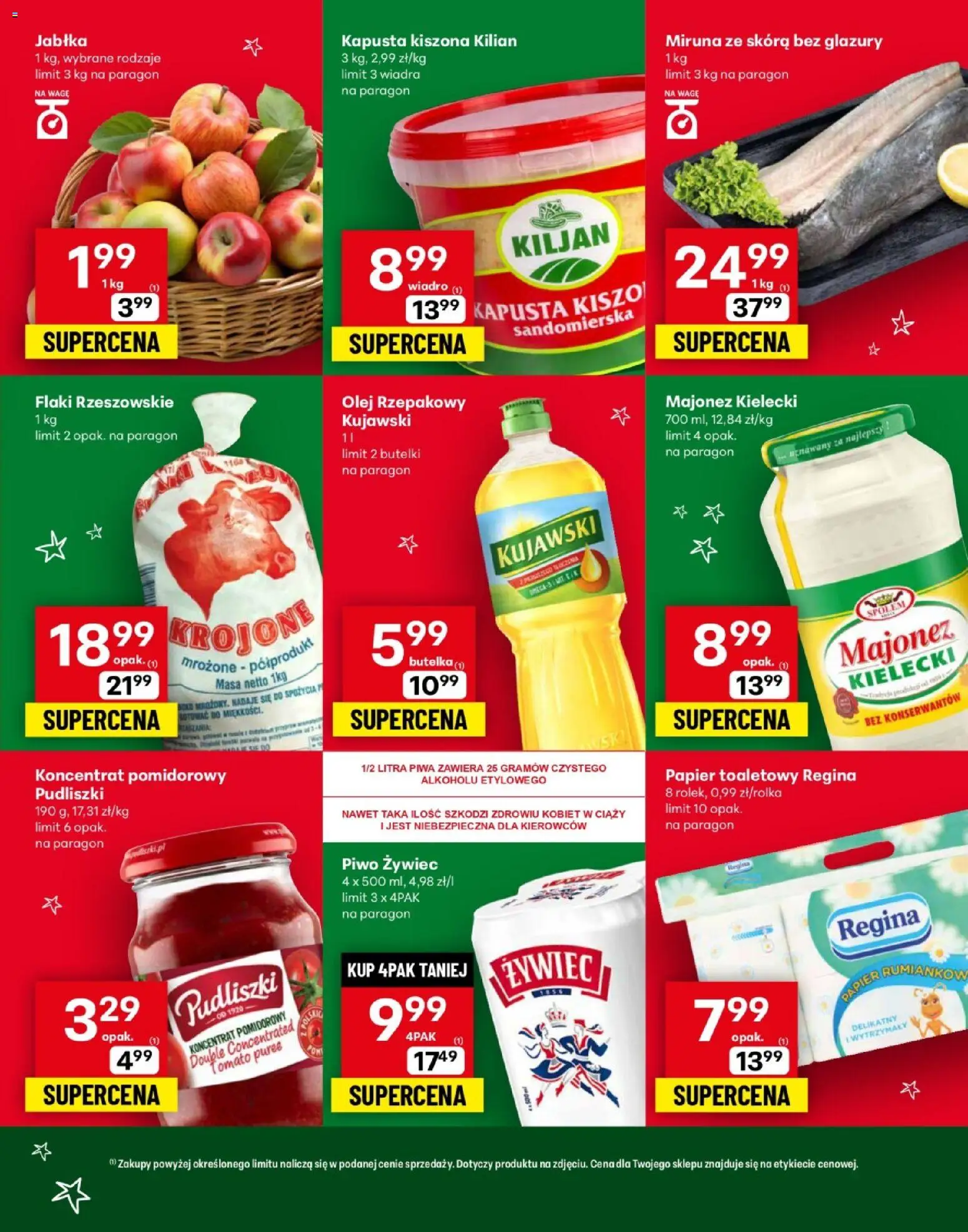 Delikatesy Centrum Gazetka - Daleszyce Otwarcie od 11.12.2025 | Strona: 3 | Produkty: Olej rzepakowy, Miruna, Koncentrat pomidorowy, Jabłka
