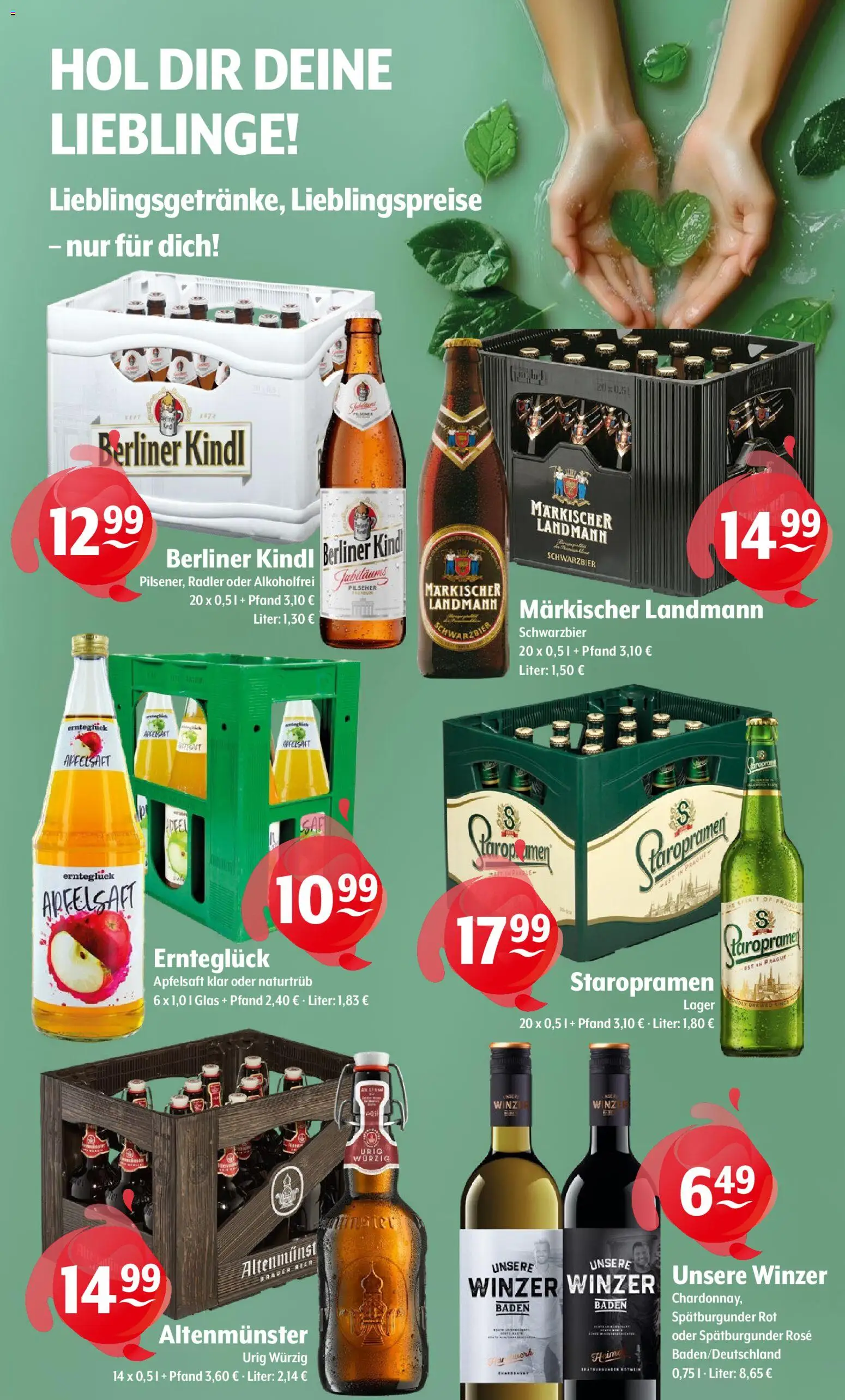 Getränke Hoffmann - Brandenburg – gültig ab 05.01.2026 | Seite: 11 | Produkte: Berliner, Apfelsaft, Radler