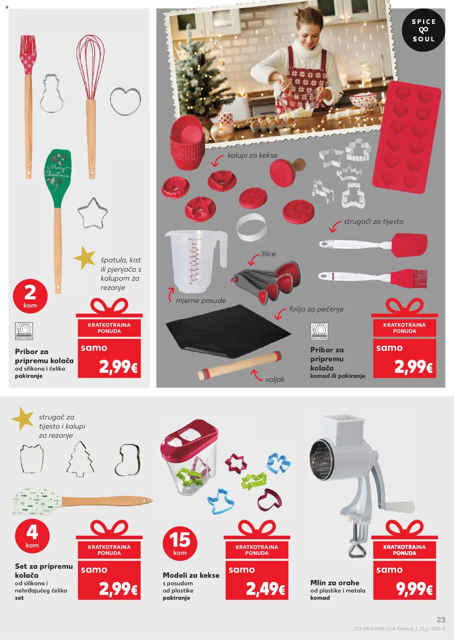 Kaufland katalog | vrijedi od 26.11.2025 | Stranica: 23 | Proizvodi: Kist, Perilica posuđa, Kalupi