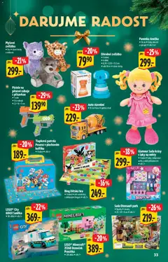 Náhled letáku Albert katalog - Supermarket od 29.10.2025 | Strana: 33 | Produkty: Tlapková patrola, Panenka, Dinosauři, Hra