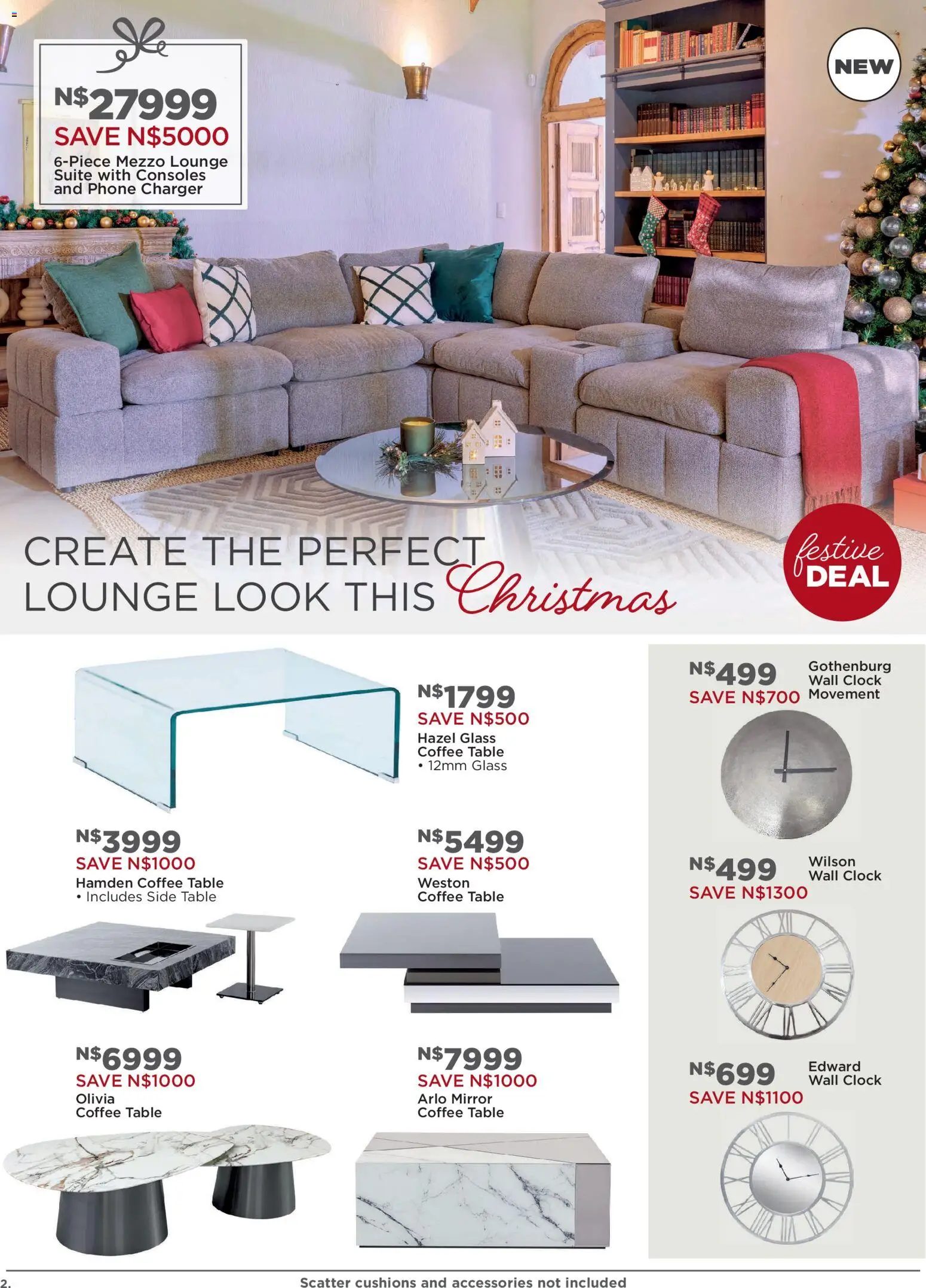 New House and Home catalogue – valid from 10.11.2025 | Page: 2 | Products: Phone, Side table, Table, Charger