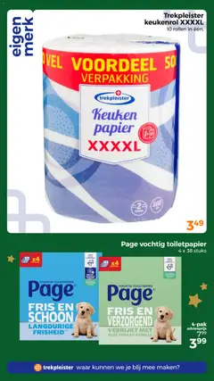 Trekpleister - Folder - Voorbeeld van een folder van Trekpleister, geldig van 15.12.2025 | Pagina: 19 | Producten: Ostyalap, Papier, Geur, Toiletpapier