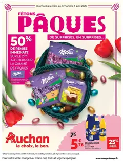 Auchan - Prévisualisation de Auchan - Fêtons paques valide à partir de 24.03.2026