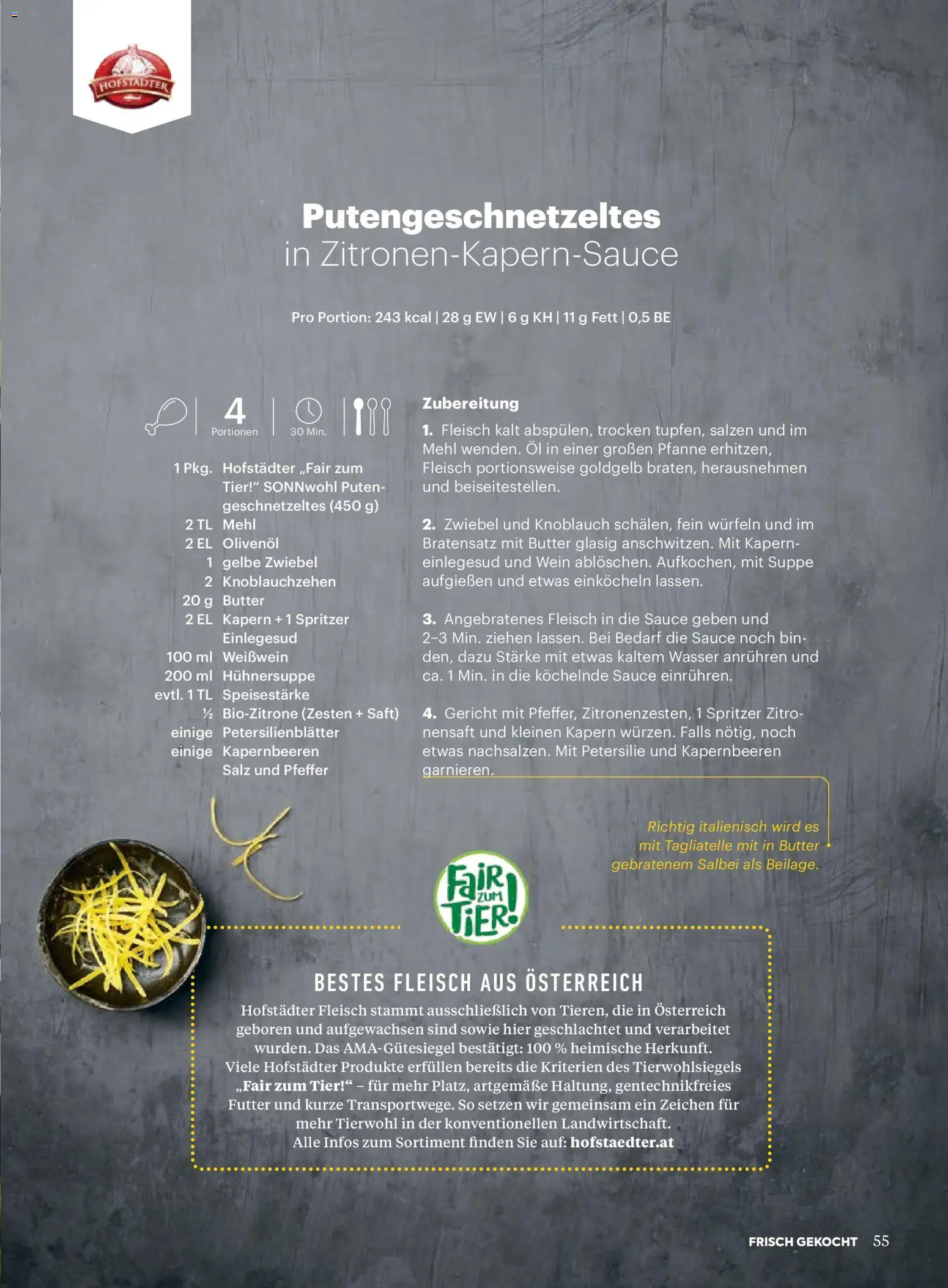 Billa  Frisch Gekocht gültig ab 01.03.2026 | Seite: 53 | Produkte: Pfeffer, Häränliha, Butter, Saft