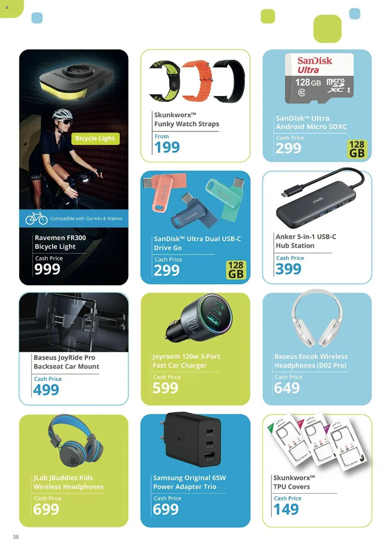 New Cellucity catalogue – valid from 09.09.2025 | Page: 38 | Products: Car charger, Headphones, Adapter, Charger