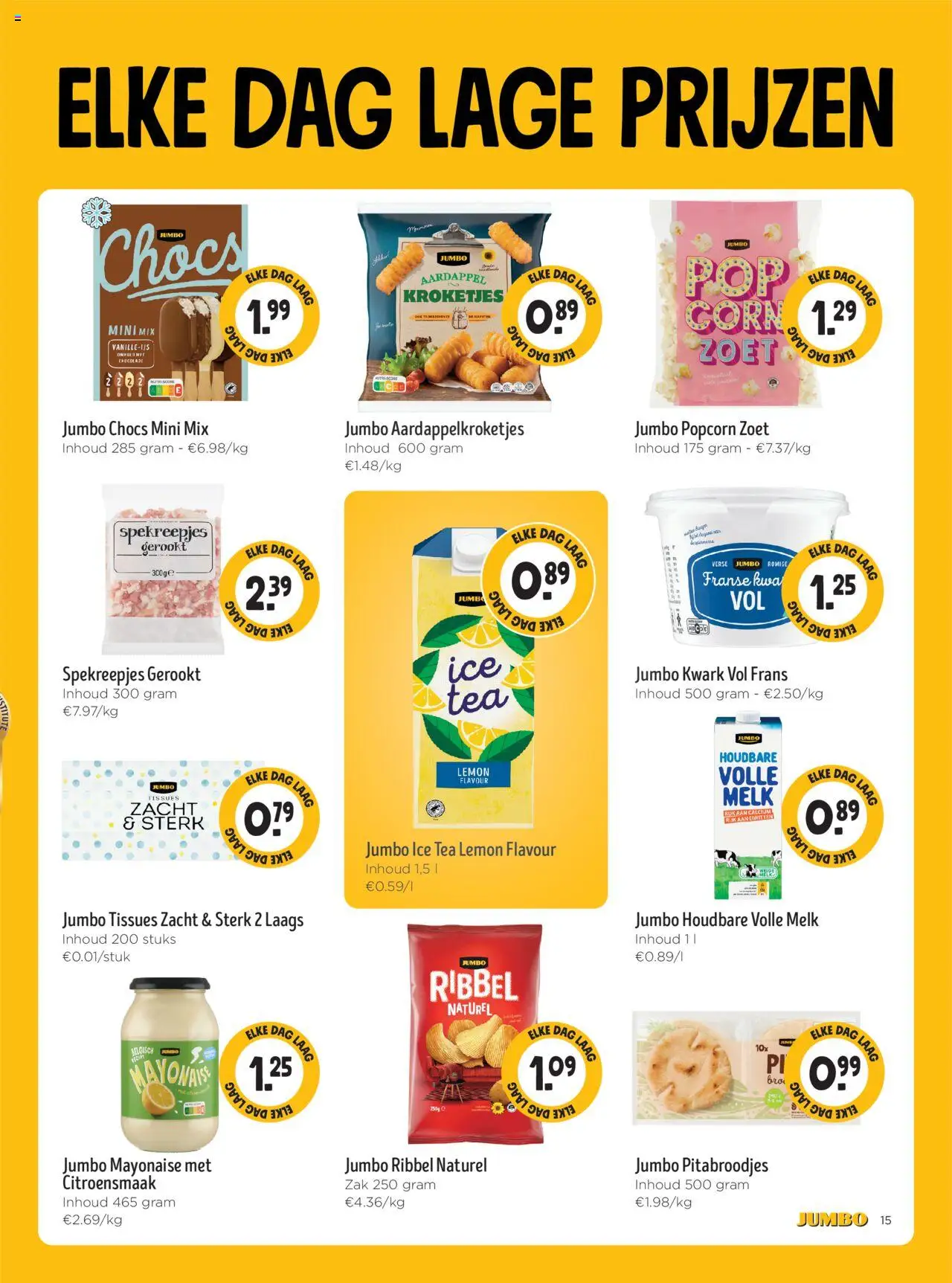  | Pagina: 15 | Producten: Volle melk, Fehér kolbász, Aardappel, Melk