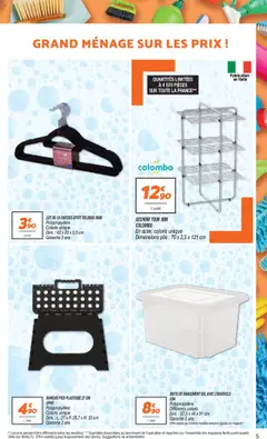  | Page: 5 | Produits: Séchoir, Boîte de rangement