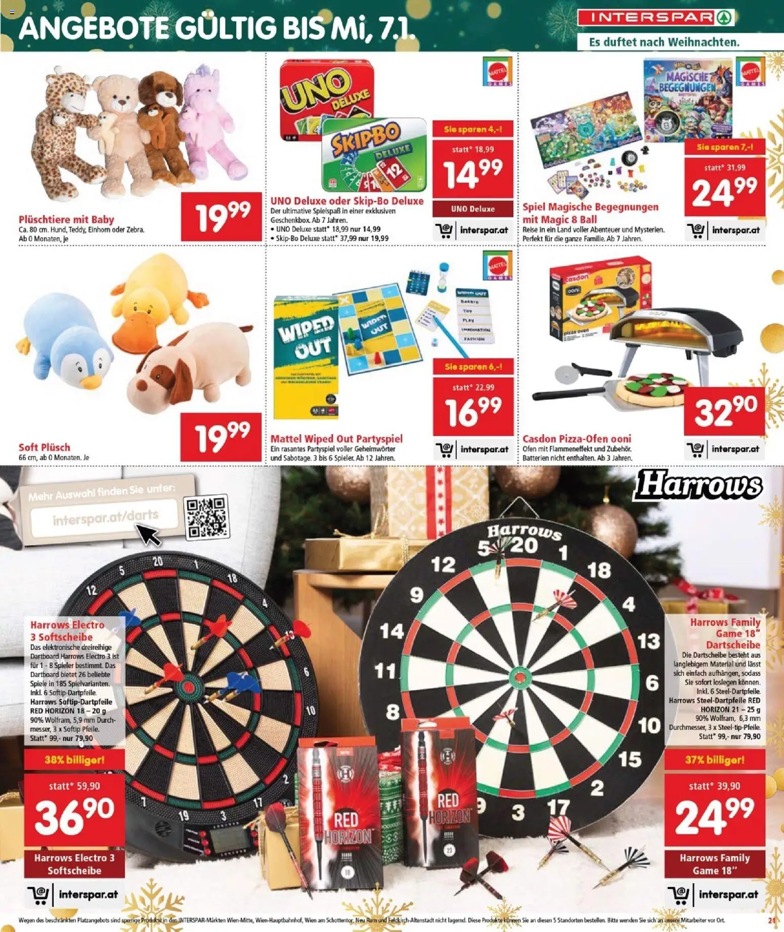 Interspar Flugblatt - Burgenland Nord gültig ab 18.12.2025 | Seite: 21 | Produkte: Spiel, Ofen, Pizza